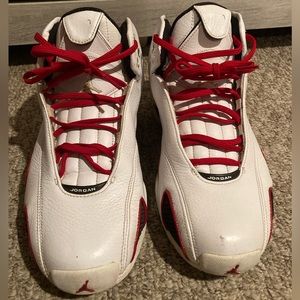 Jordan 21 GS White Varsity Red
